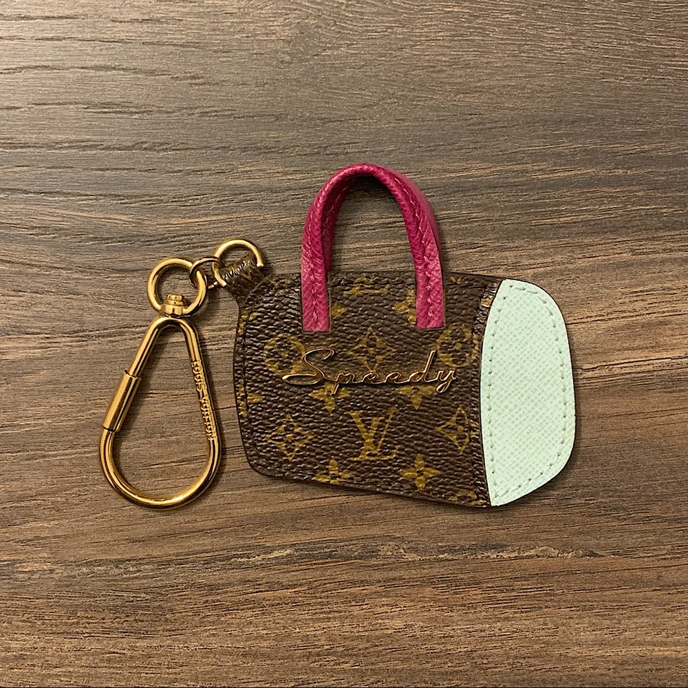 ❌SOLD❌ Louis Vuitton Monogram Porte Cles BB Speedy Key Ring Bag Charm - Picture 3 of 6